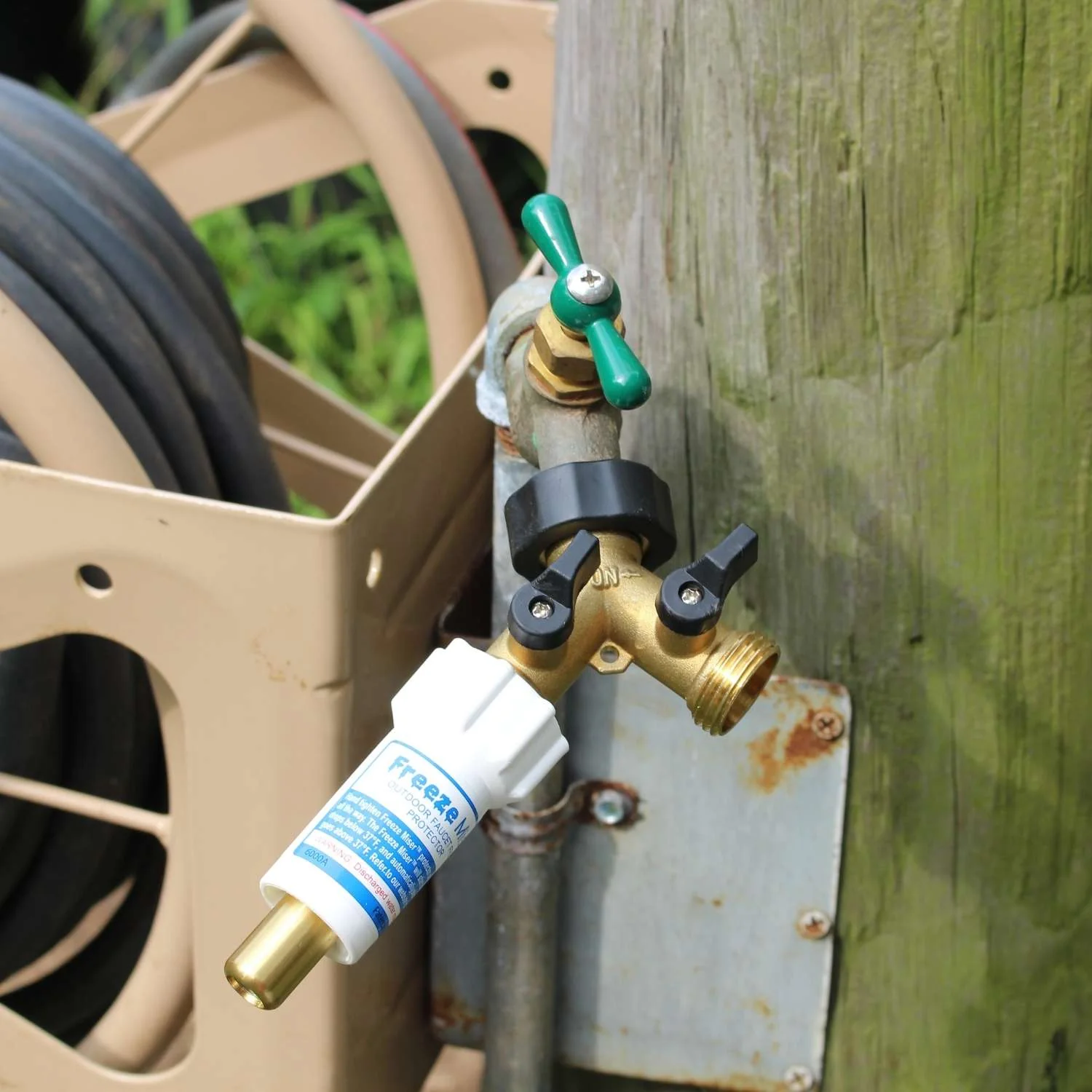 Freeze Miser® & 2-Way Y Valve Shut-Off ¾ Inch Brass Hose Connector - Image 4
